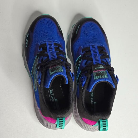 New Balance Women Trail V4 DynaSoft Blue Black Pink Sneakers Sz 6.5 WTNTRLL4 - Picture 5 of 10